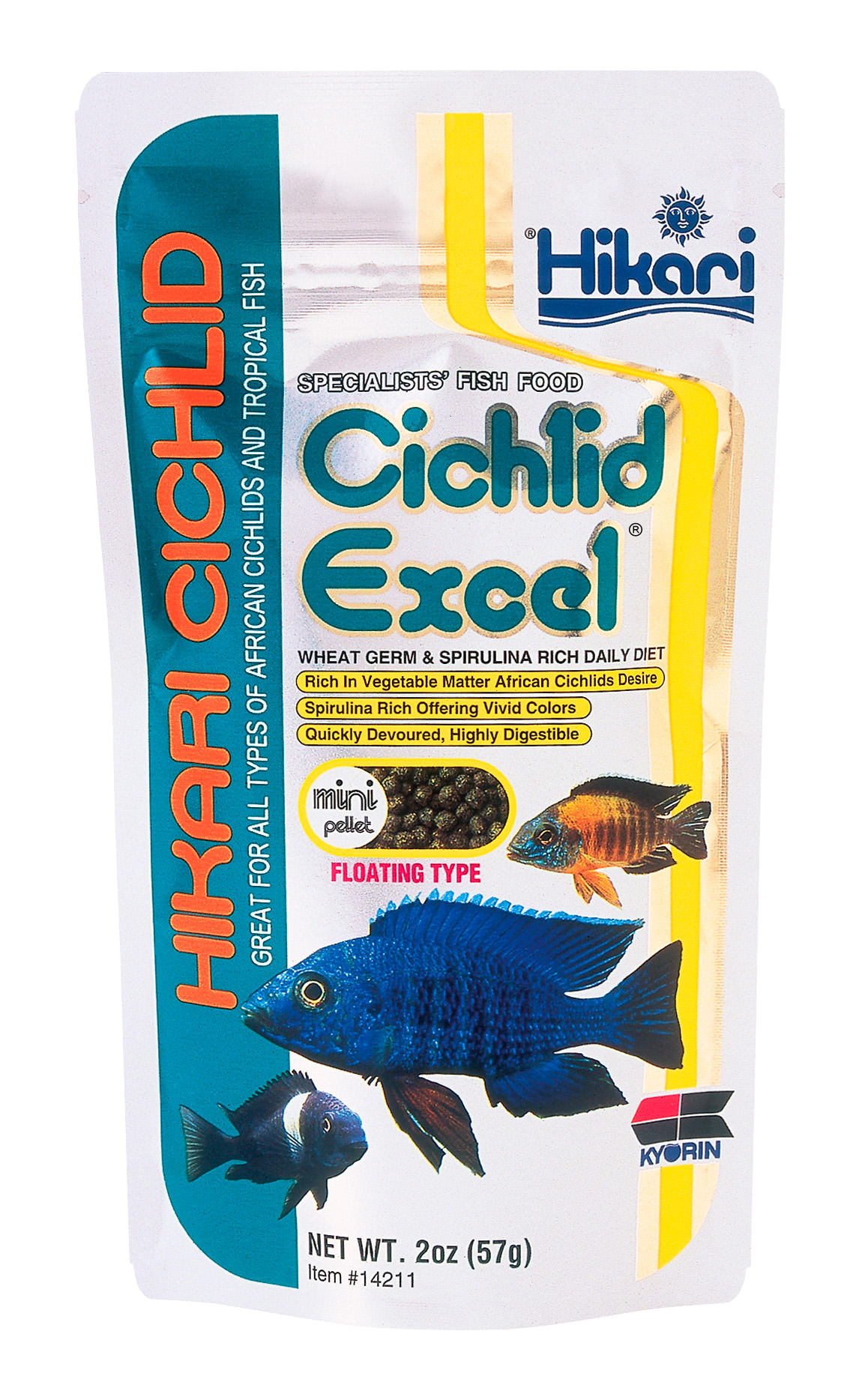 Cichlid fish deals food